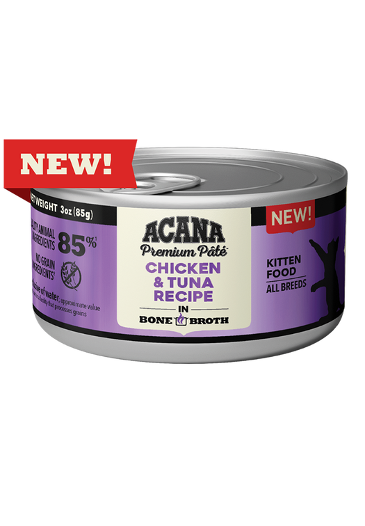 ACANA Premium Pâté, Chicken & Tuna Kitten Recipe